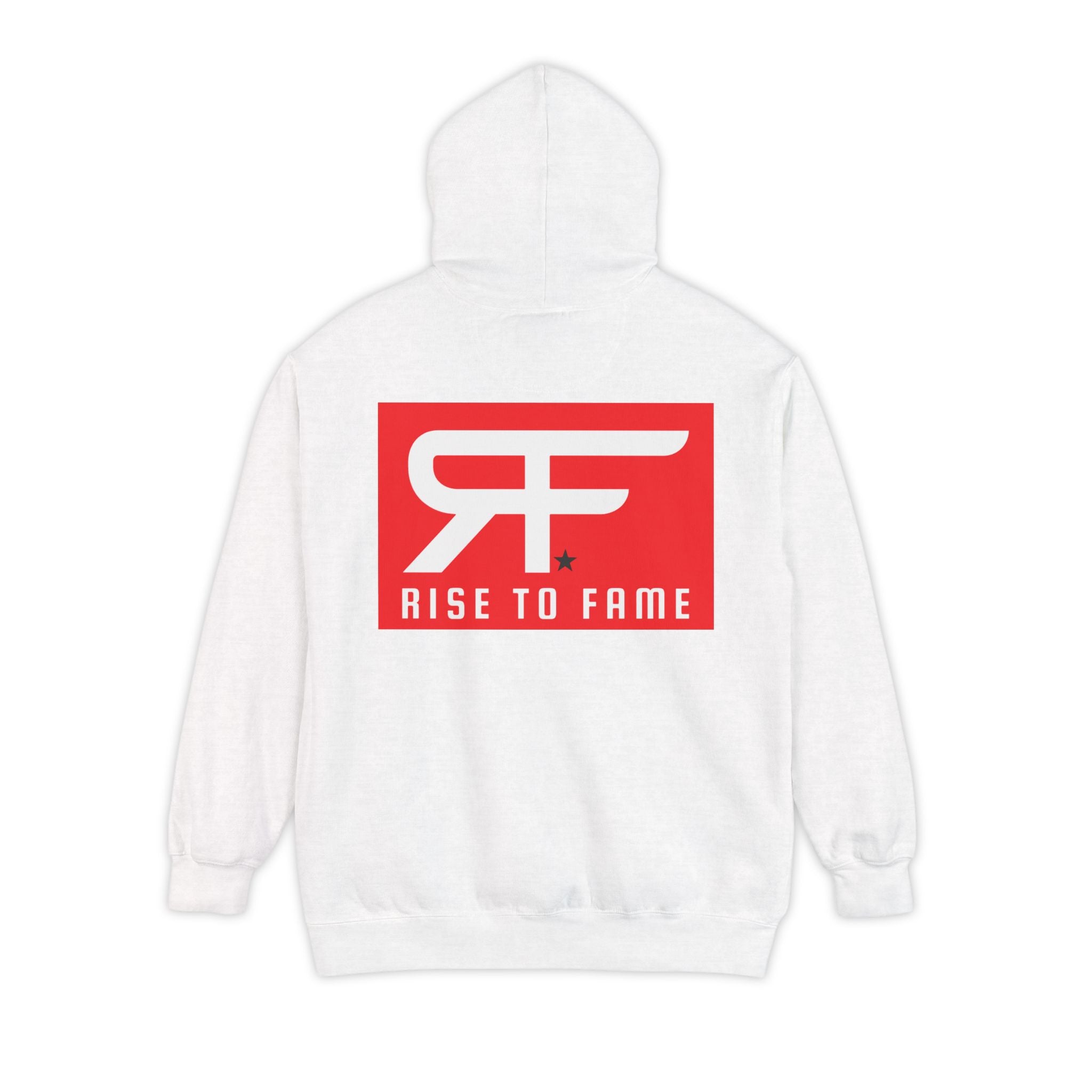 Rise to Fame Unisex Garment-Dyed Hoodie - Stylish & Motivational Apparel