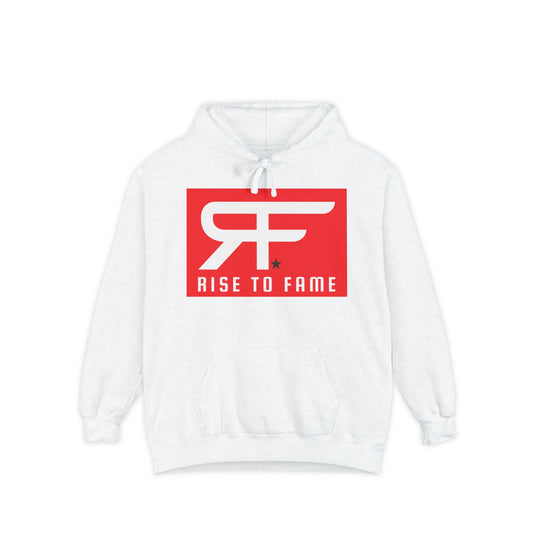 Rise to Fame Unisex Garment-Dyed Hoodie - Stylish & Motivational Apparel