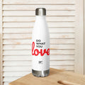 Stainless steel water bottle