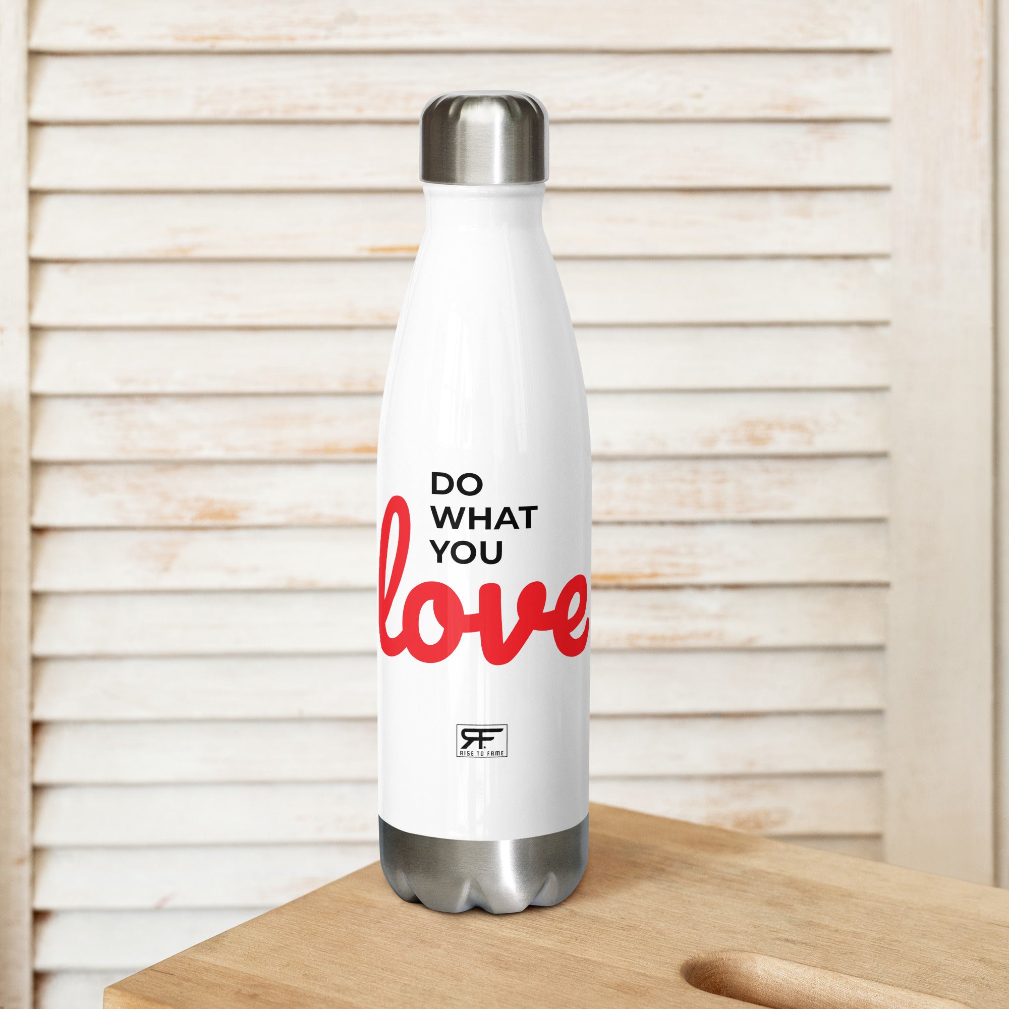 Stainless steel water bottle